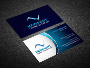 Business Card Design by yellowpixell for newport computer group | Design: #21694825