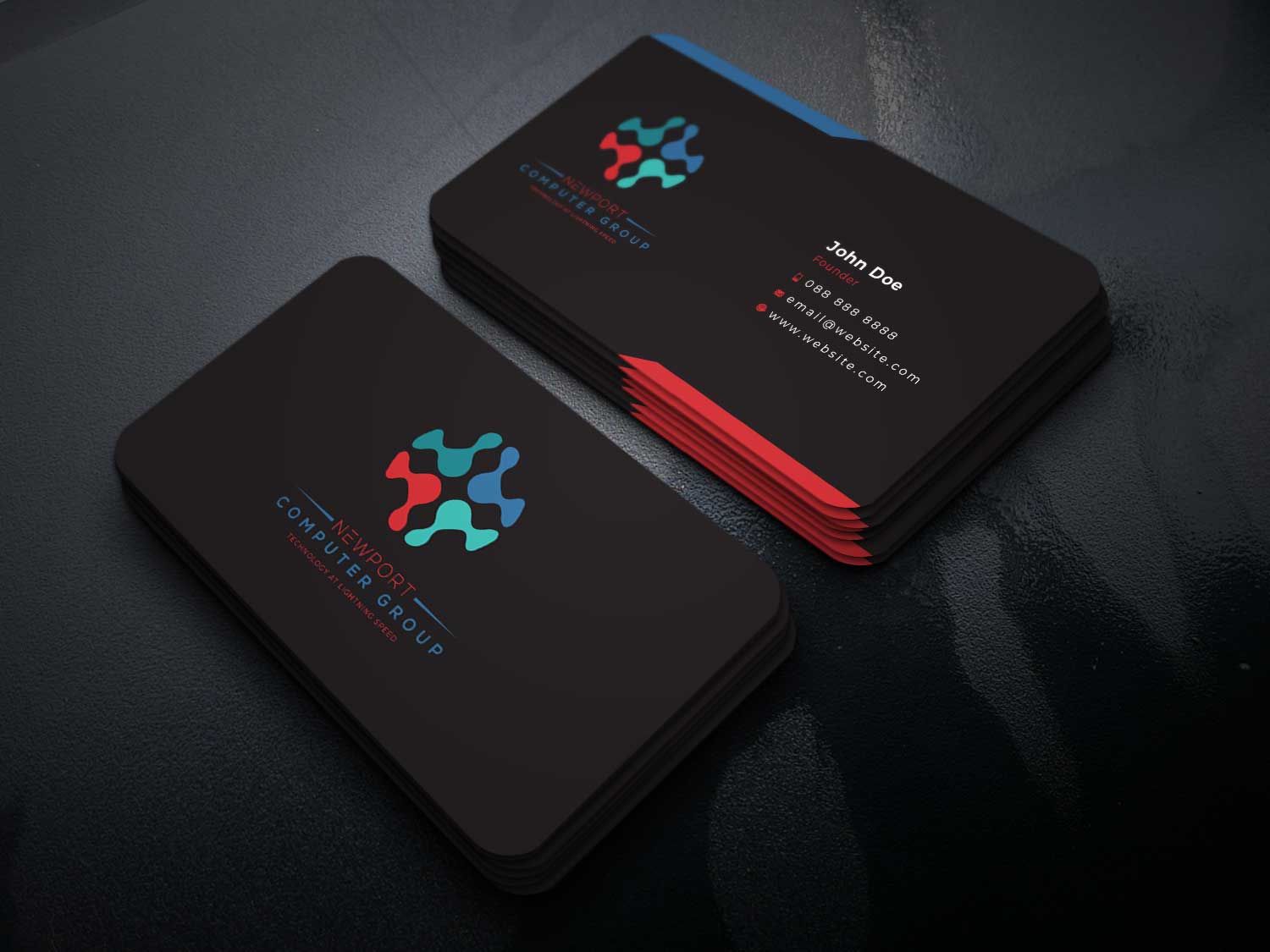 Business Card Design by Pictache for newport computer group | Design #21680927