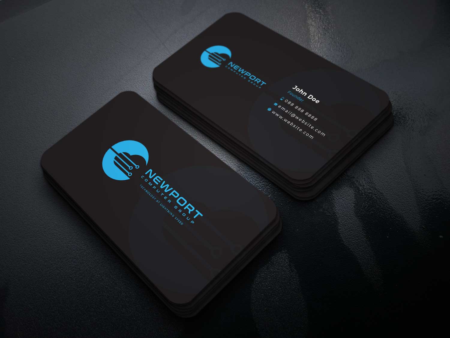 Business Card Design by Pictache for newport computer group | Design #21689583