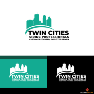 Twin Cities Siding Professionals. Some of our logos have a slogan. I use two slogans.  1. Your James Hardie Installation Specialists 2. Customer Focused, Employee Driven. I will attach our current logos. They were created so many years ago, they need updating. And I don't like how long they are. The one without the slogan isn't as long. | Logo Design by Graphic Bricks