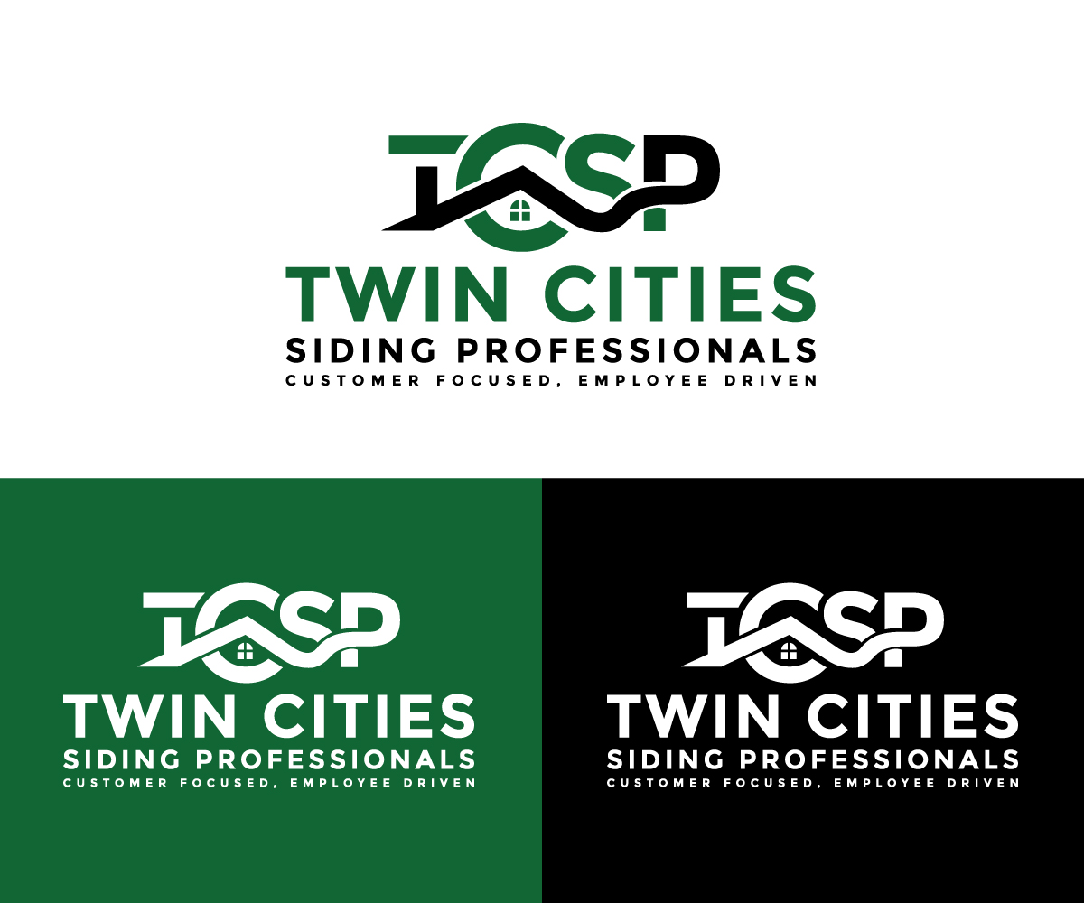 Logo Design by Design Solving for Twin Cities Siding Professionals | Design #21652942
