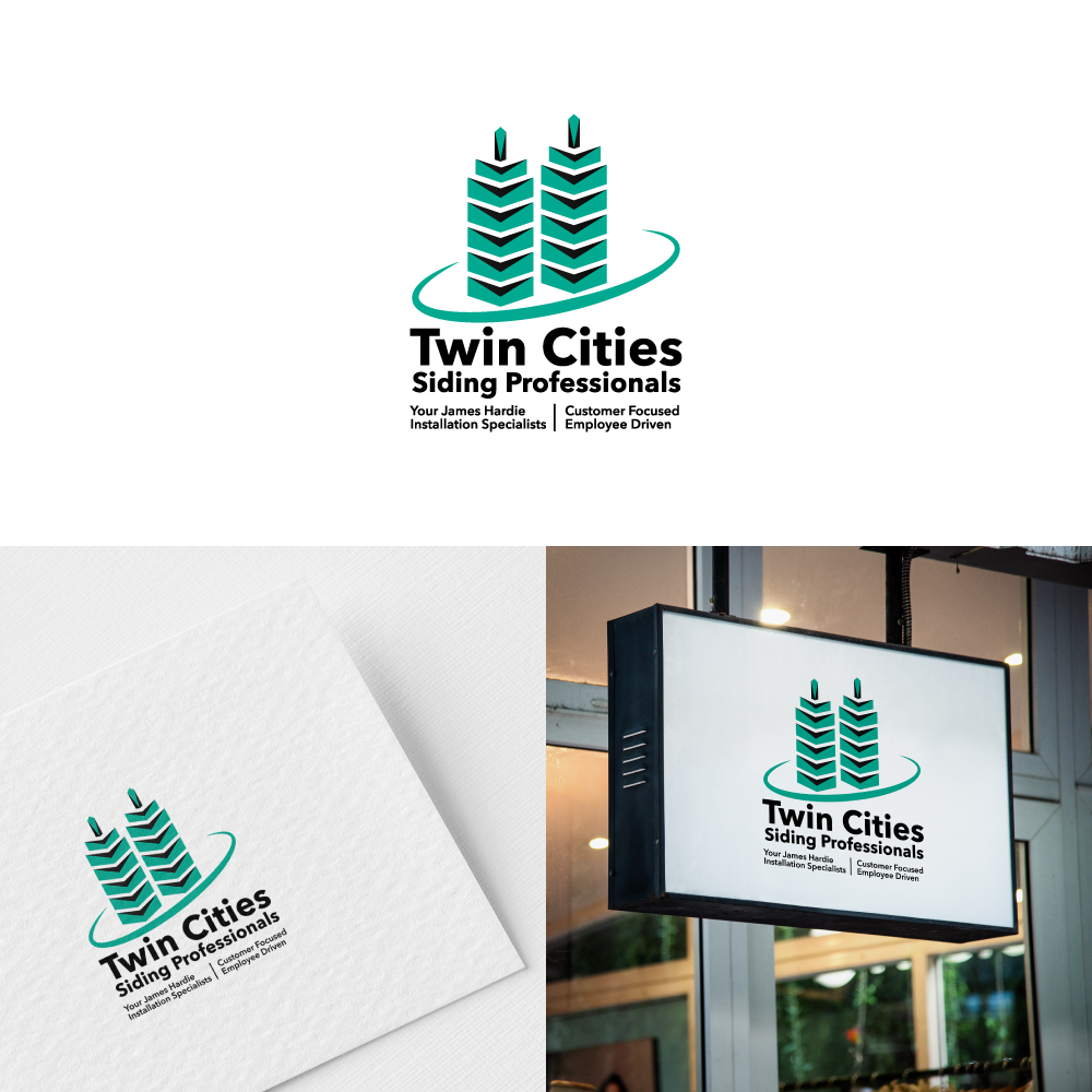 Diseño de Logo por javaoi para Twin Cities Siding Professionals | Diseño #21705806