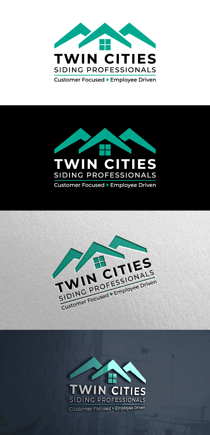 Logo Design by PhuongLuong for Twin Cities Siding Professionals | Design #21697521