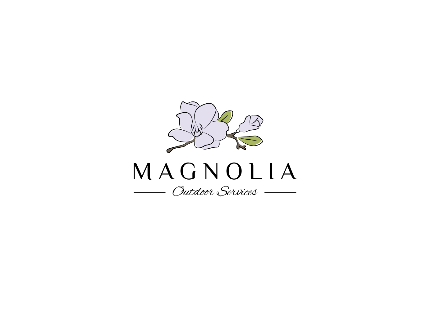 Logo Design by ultramarin for Magnolia Outdoor Services  | Design #21662509
