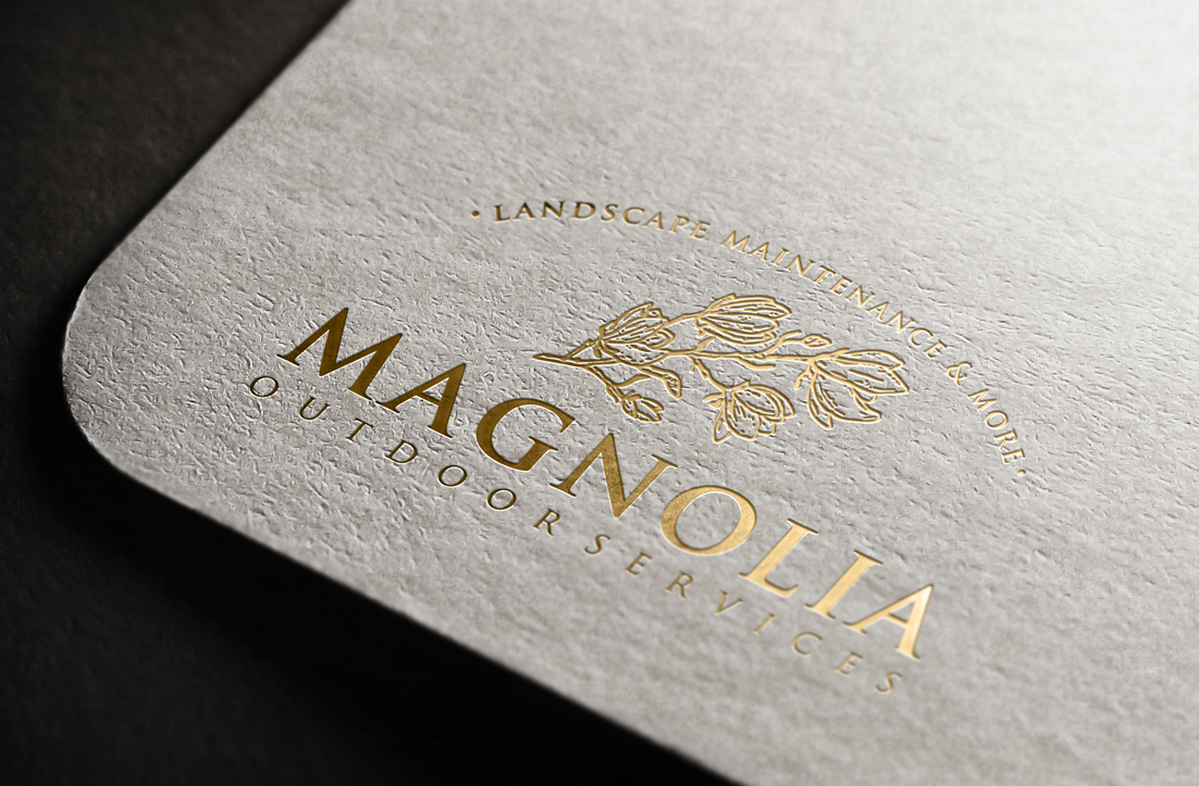Logo Design by GLDesigns for Magnolia Outdoor Services  | Design #21659353