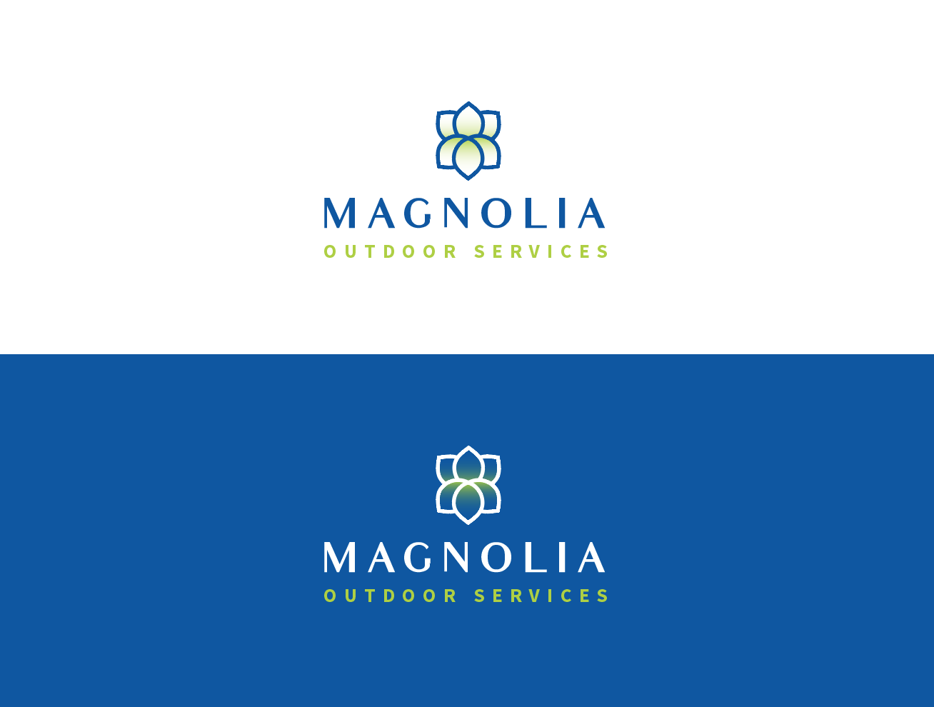 Logo Design by wonderland for Magnolia Outdoor Services  | Design #21663657