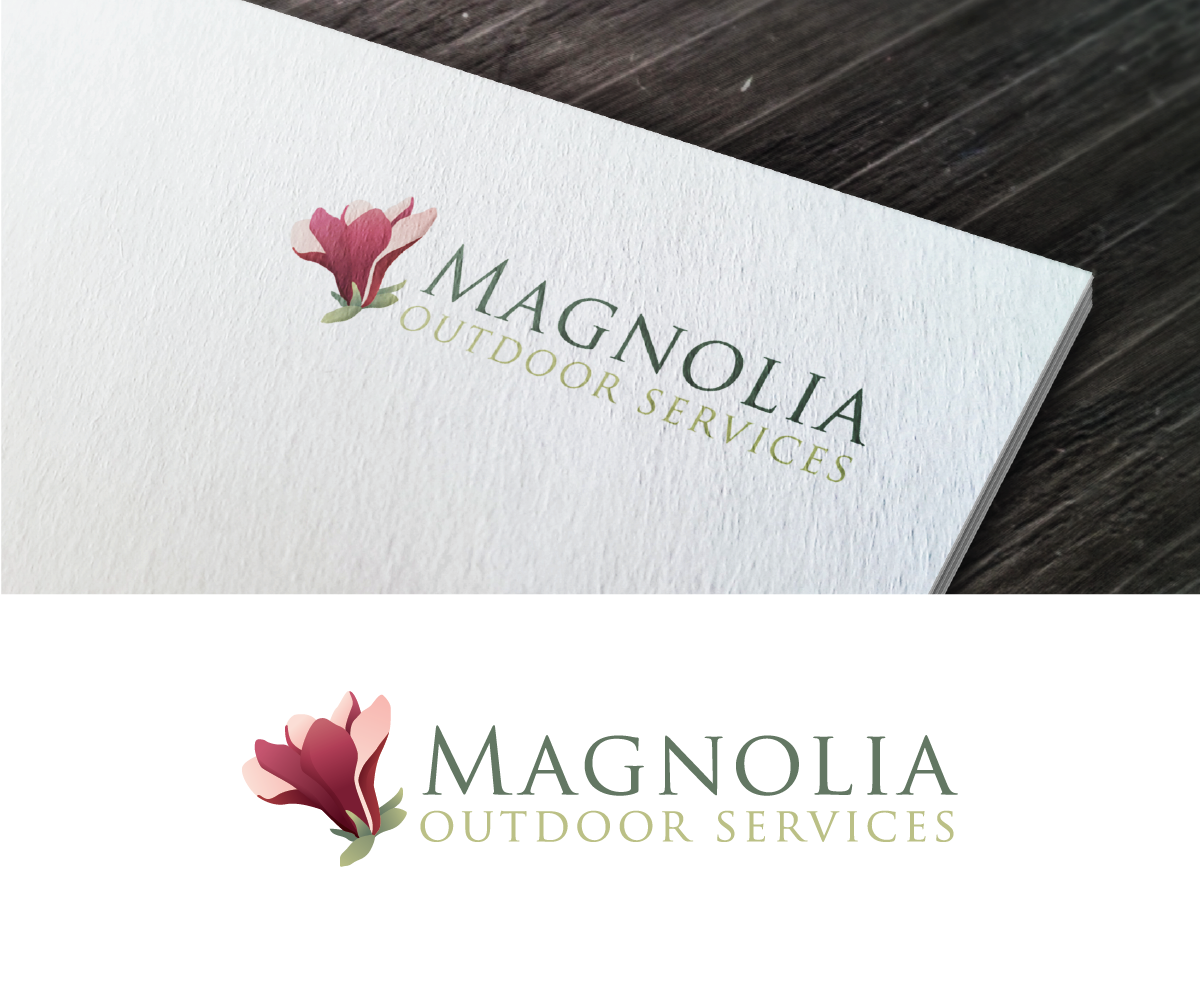 Logo Design by Wild Geek for Magnolia Outdoor Services  | Design #21661424