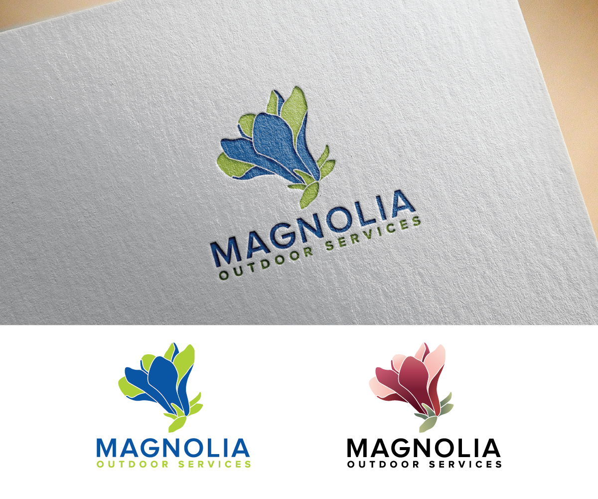 Logo Design by Wild Geek for Magnolia Outdoor Services  | Design #21661425