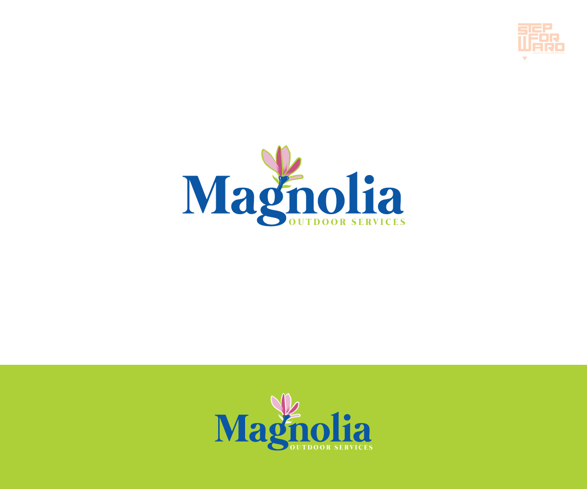 Logo Design by step forward 2 for Magnolia Outdoor Services  | Design #21662235