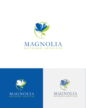 Logo Design by k.l.s.chatterjee 2 for Magnolia Outdoor Services  | Design #21661351