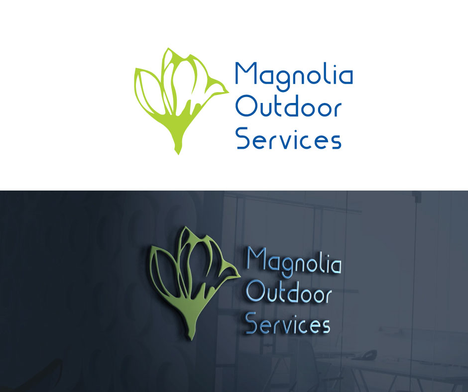 Logo Design by Creachery for Magnolia Outdoor Services  | Design #21663927