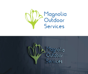 Logo Design by Creachery for Magnolia Outdoor Services  | Design: #21663927