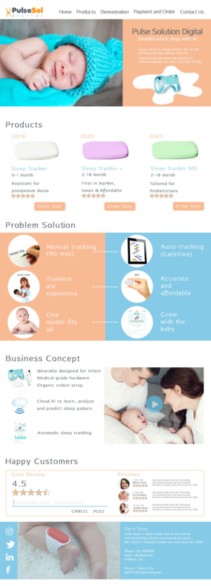 Web Design by Suman Charania for this project | Design: #21735948
