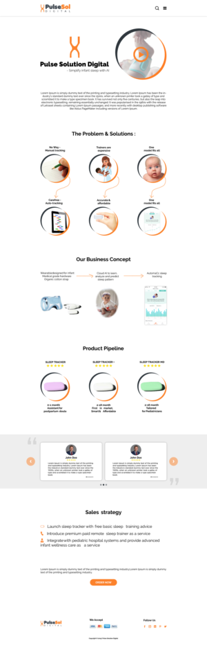 Web Design by Tanveer 7 for this project | Design #21732505