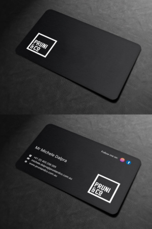 Design de Carte de Visite par INDIAN_Ashok pour Pruni and Co | Design : #21662292