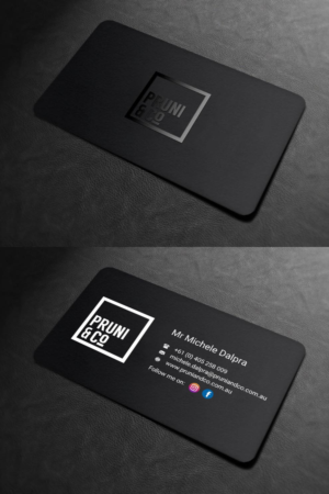 Design de Carte de Visite par INDIAN_Ashok pour Pruni and Co | Design : #21662293