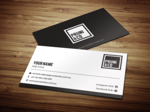 Visitenkarten-Design von Riz' für Pruni and Co | Design #21663099