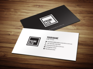 Business Card Design by Riz' for Pruni and Co | Design: #21663107