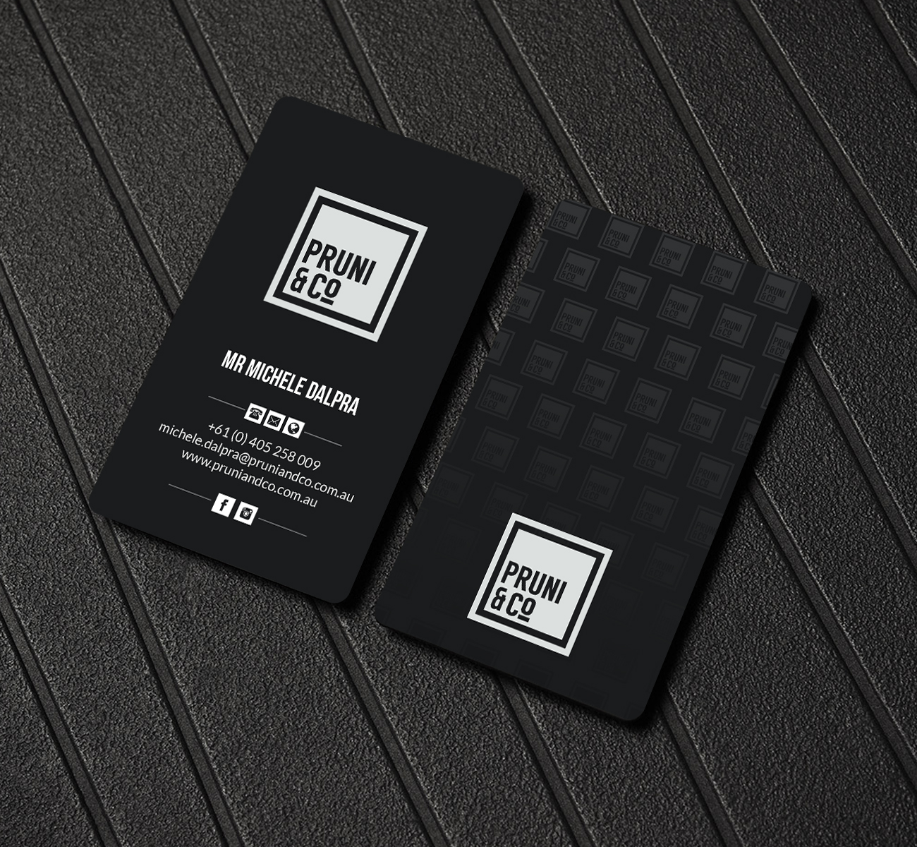 Business Card Design by Creations Box 2015 for Pruni and Co | Design #21666165