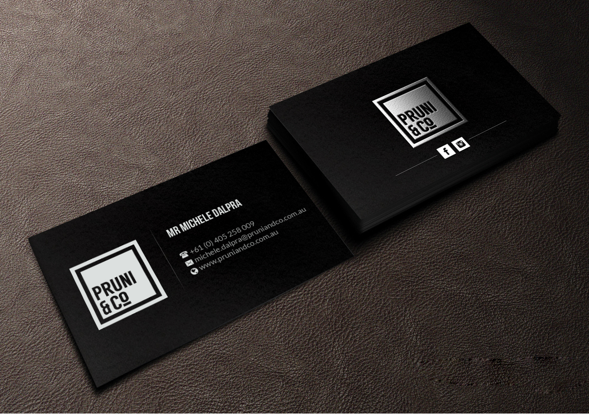 Business Card Design by Creations Box 2015 for Pruni and Co | Design #21666170