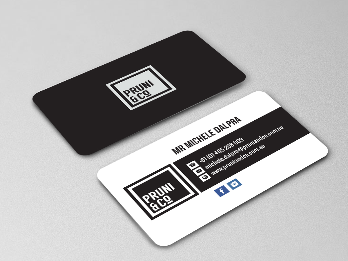 Business Card Design by Creations Box 2015 for Pruni and Co | Design #21666171