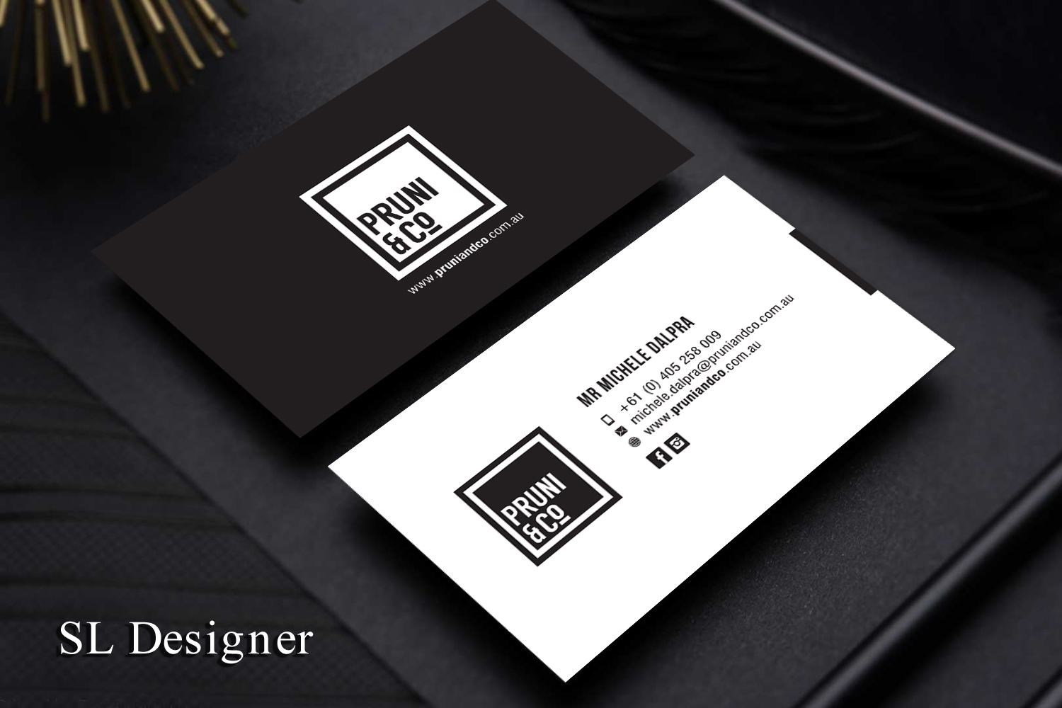 Diseño de Tarjeta de Presentación por SL Designer para Pruni and Co | Diseño #21661033