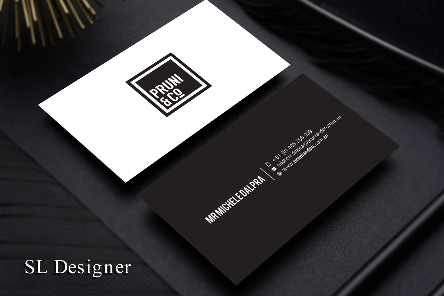 Diseño de Tarjeta de Presentación por SL Designer para Pruni and Co | Diseño #21661036