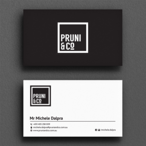 Business Card Design by Sujan4art for Pruni and Co | Design: #21662600