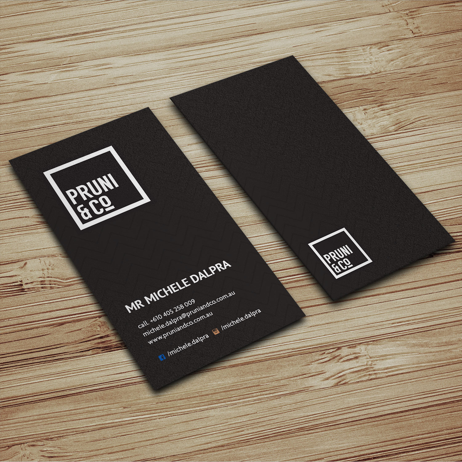 Business Card Design by Sujan4art for Pruni and Co | Design #21662610