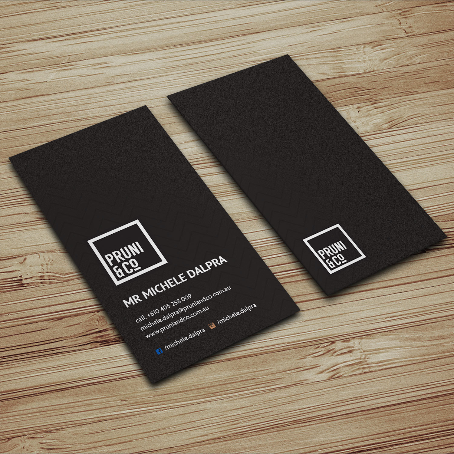 Business Card Design by Sujan4art for Pruni and Co | Design #21662613
