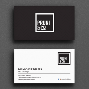 Business Card Design by Sujan4art for Pruni and Co | Design: #21662638