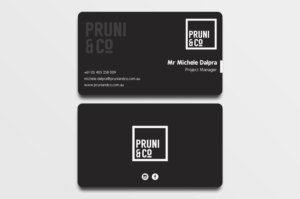 Business Card Design by Uttom 2 for Pruni and Co | Design: #21662064