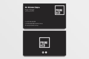 Business Card Design by Uttom 2 for Pruni and Co | Design: #21662066