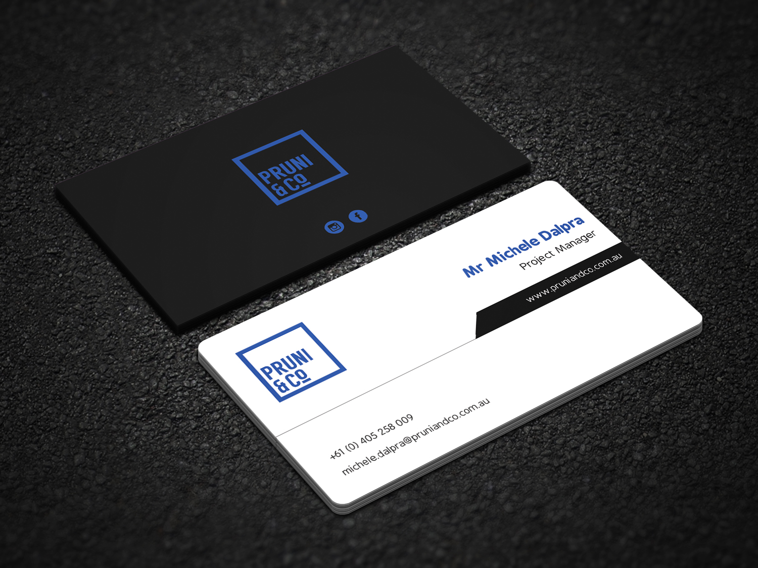 Business Card Design by Uttom 2 for Pruni and Co | Design #21667472