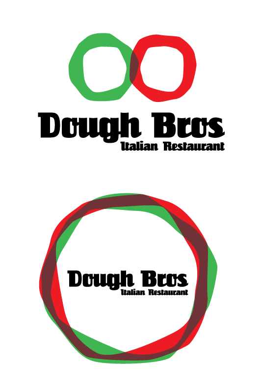 Personable, Playful, Restaurant Logo Design for Dough Bro's Italian