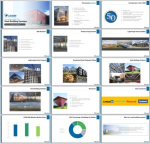 Steel Building Systems Lunch and Learn PowerPoint - polished design | PowerPoint Design by agdesign