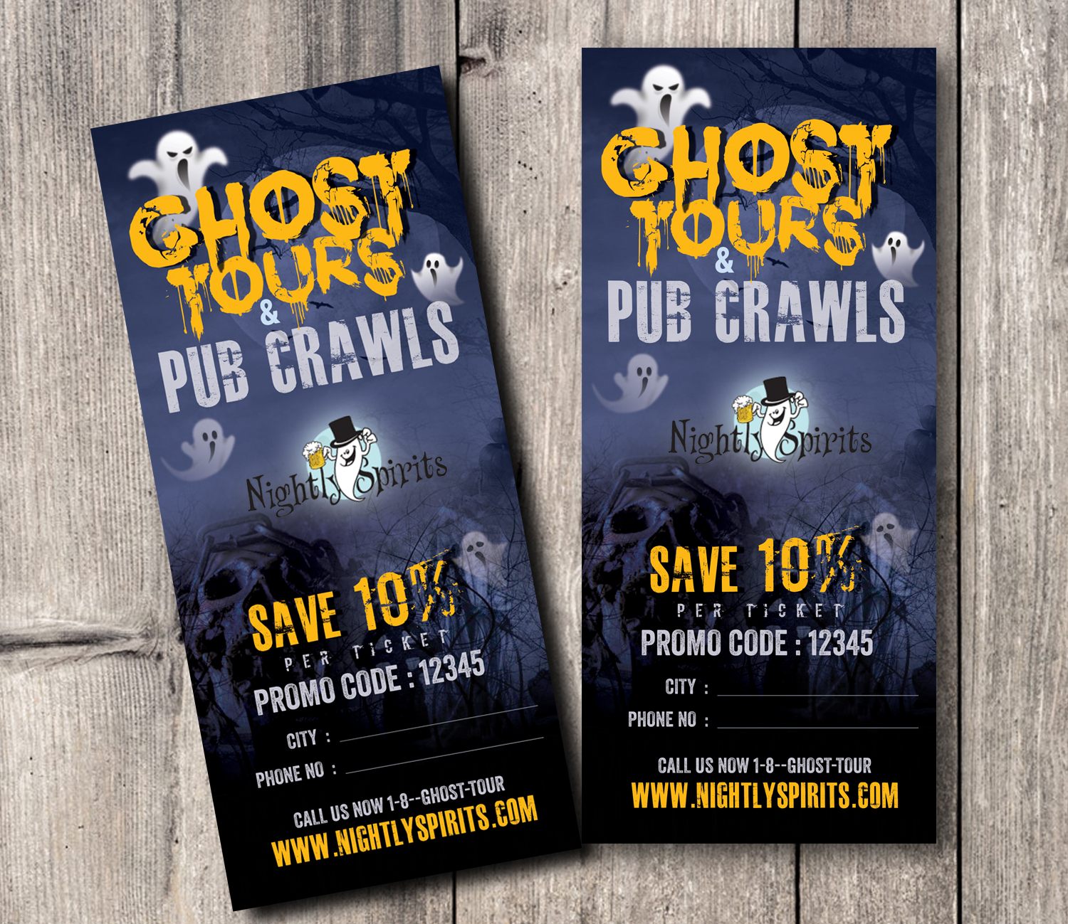 Flyer Design by uk for Nightly Spirits | Design #21663124