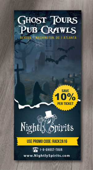 Flyer Design by alex989 for Nightly Spirits | Design: #21664003