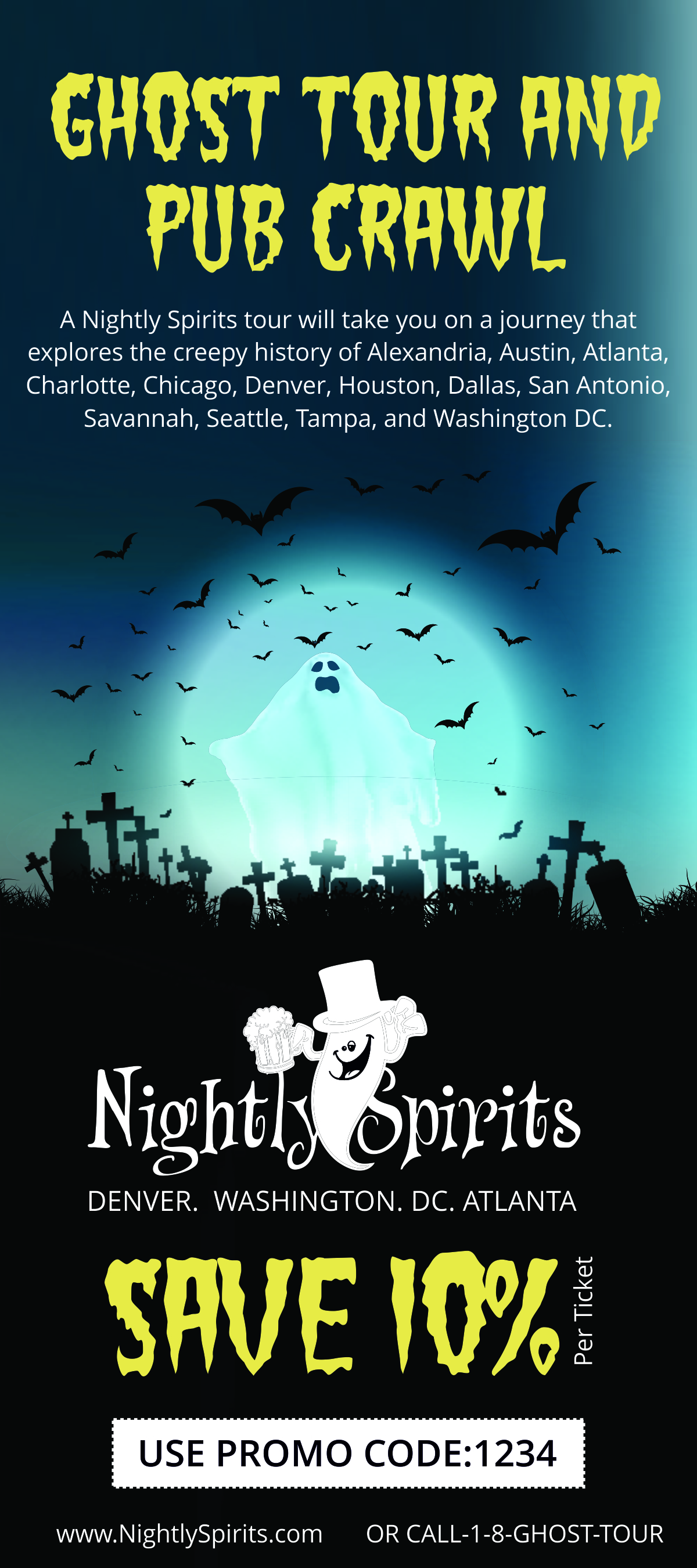 Flyer Design by ESolz Technologies for Nightly Spirits | Design #21661171