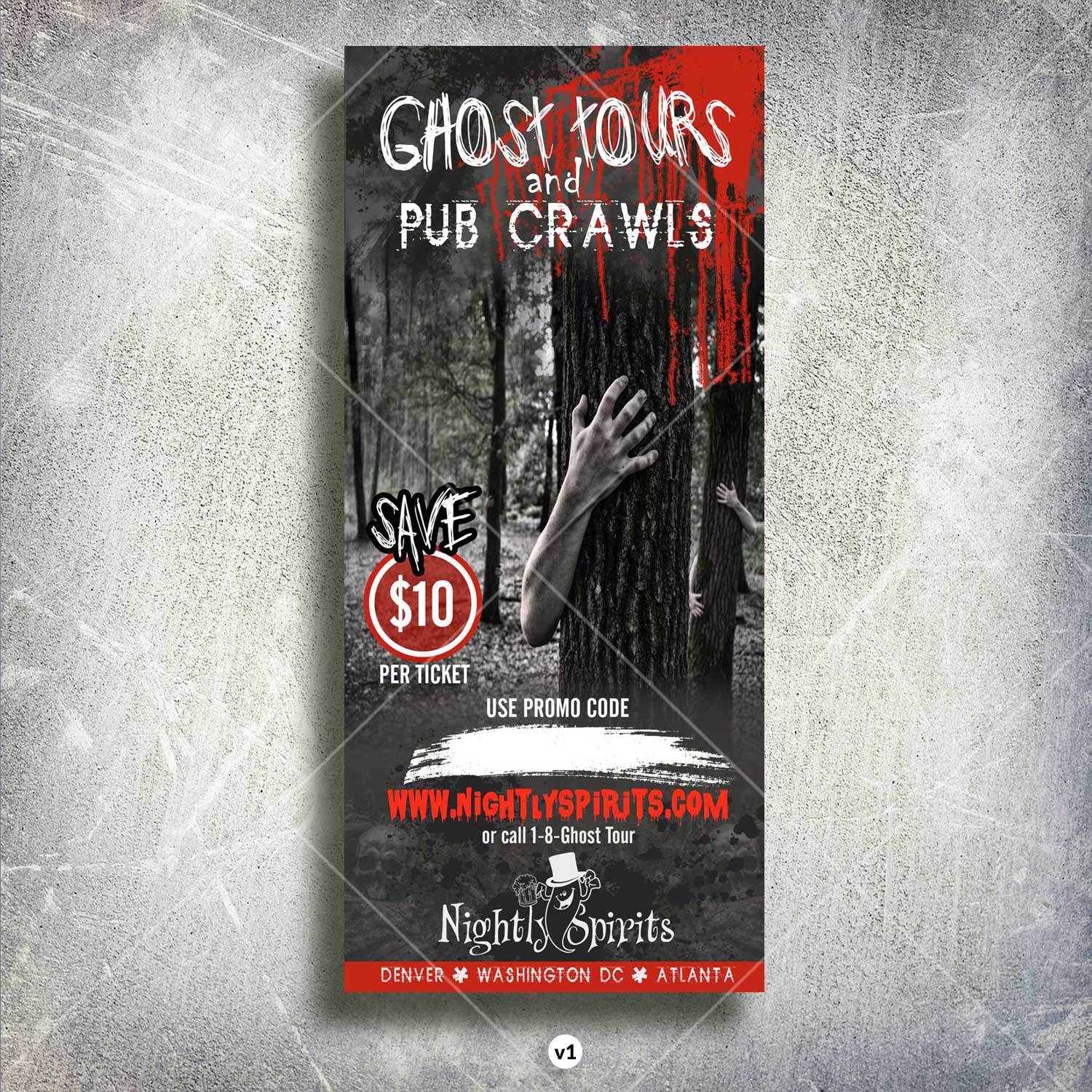 Flyer Design by DA. for Nightly Spirits | Design #21662103