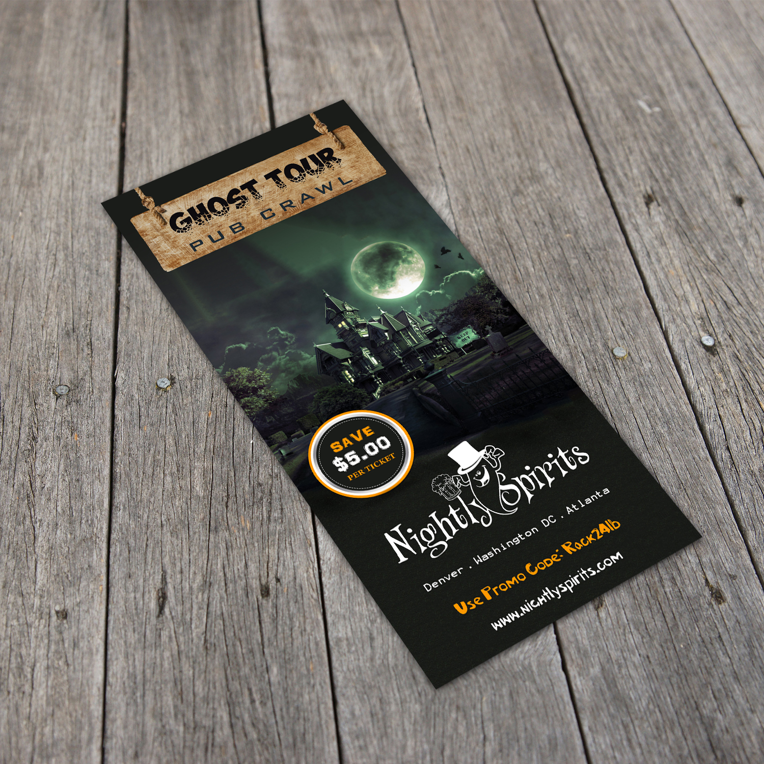 Flyer Design by GraphicsGuru for Nightly Spirits | Design #21667000