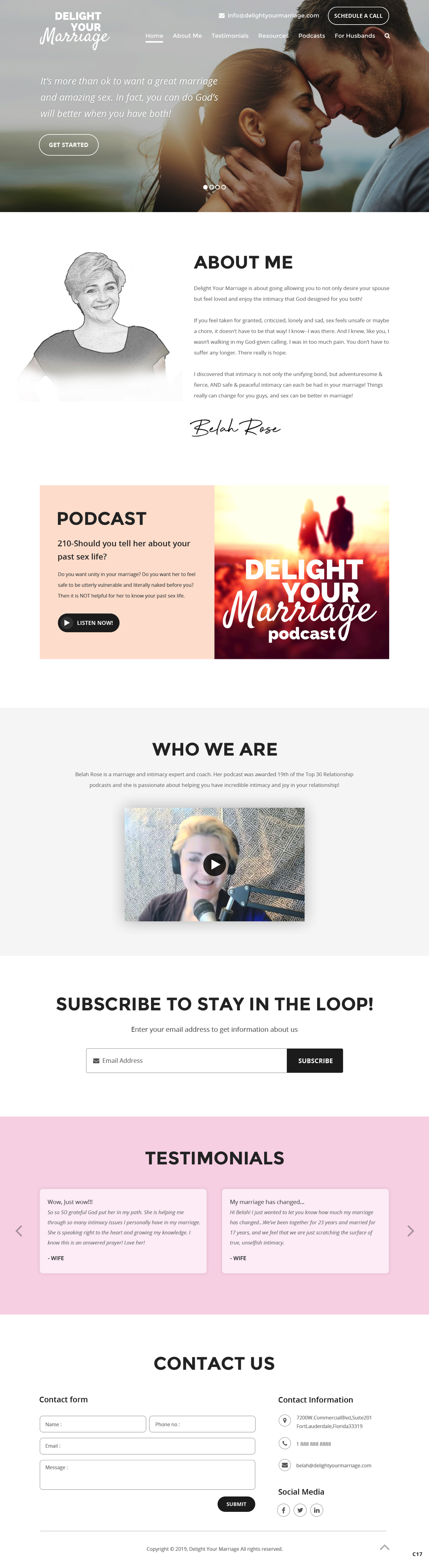 Web Design by pb for Delight Your Marriage | Design #21677560