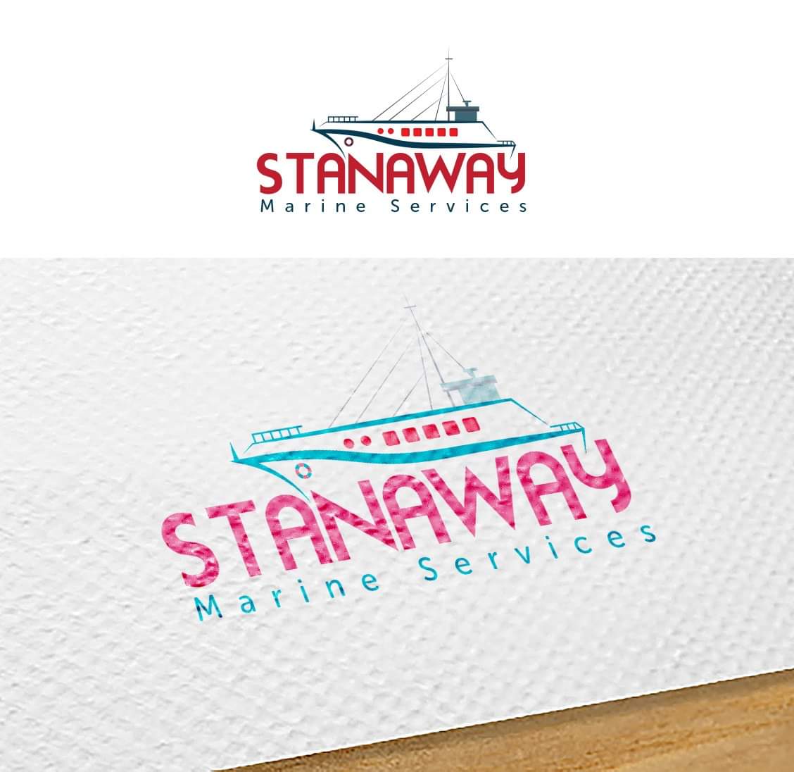 Logo Design by pd graphic 2 for Stanaway Marine Services Ltd | Design #21673658