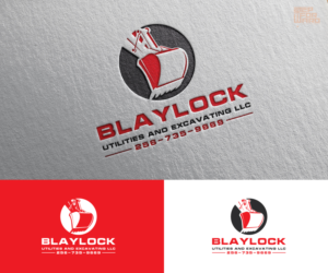 Blaylock Utilities and Excavating LLC  ,  256-735-9669,  | Logo Design by step forward 2