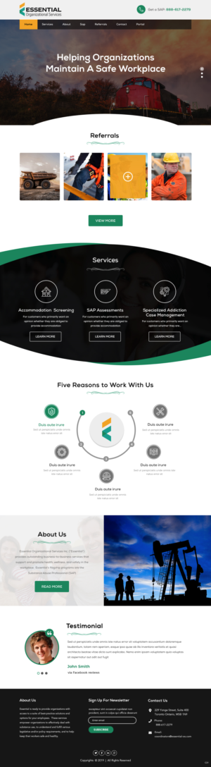 Web Design by pb for this project | Design: #21677519