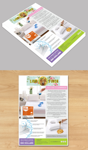 Mattress Sweat and Stain Protector | Flyer Design by ecorokerz