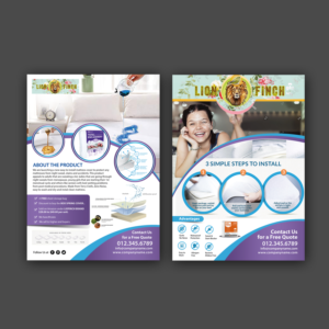 Mattress Sweat and Stain Protector | Flyer Design by Schöpfer