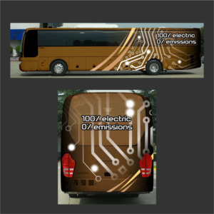 Electric Coach Wrap - First 2 ZE coaches in the UK. 