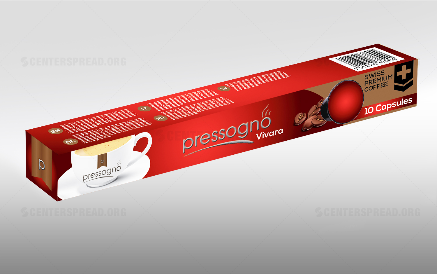 Diseño de Empaque por CENTERSPREAD para pressogno  ag | Diseño #21709903