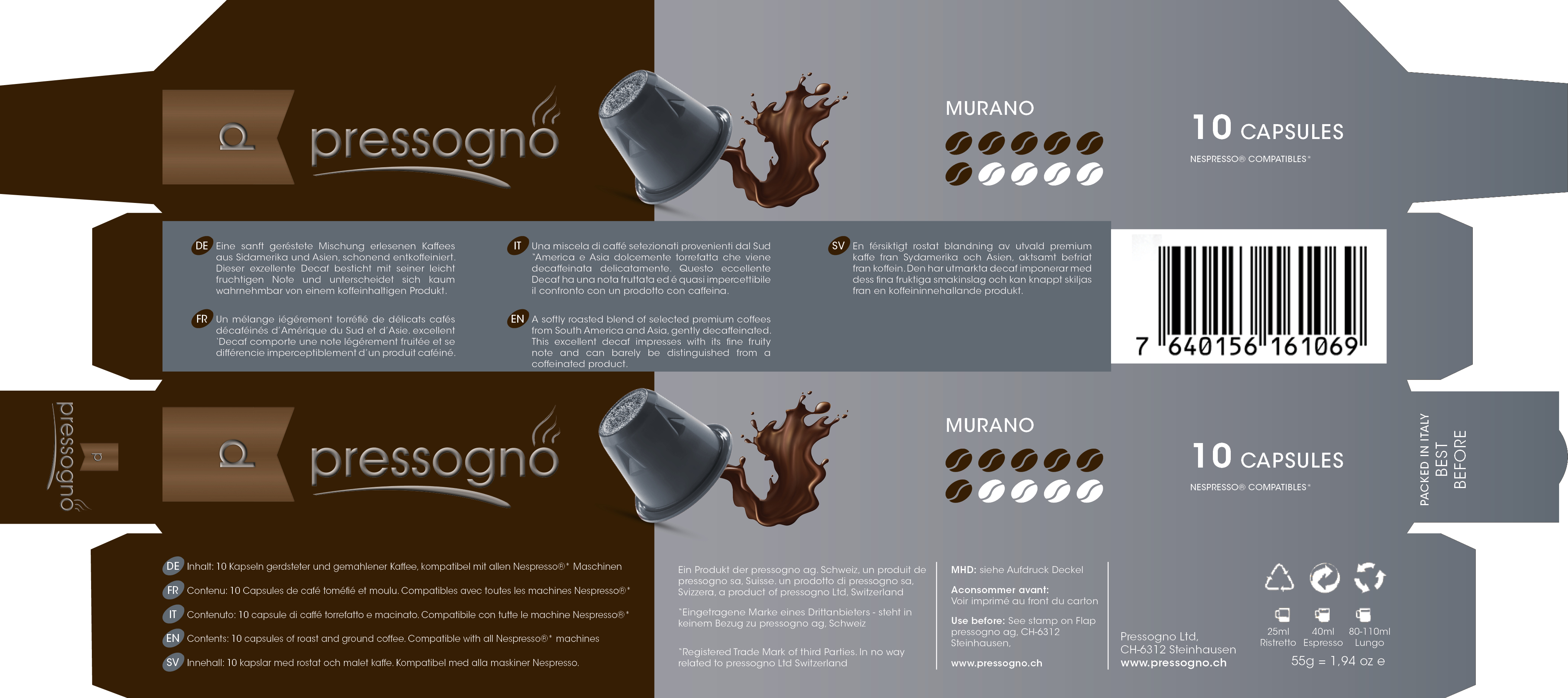 Diseño de Empaque por Creativeadpro para pressogno  ag | Diseño #21712190